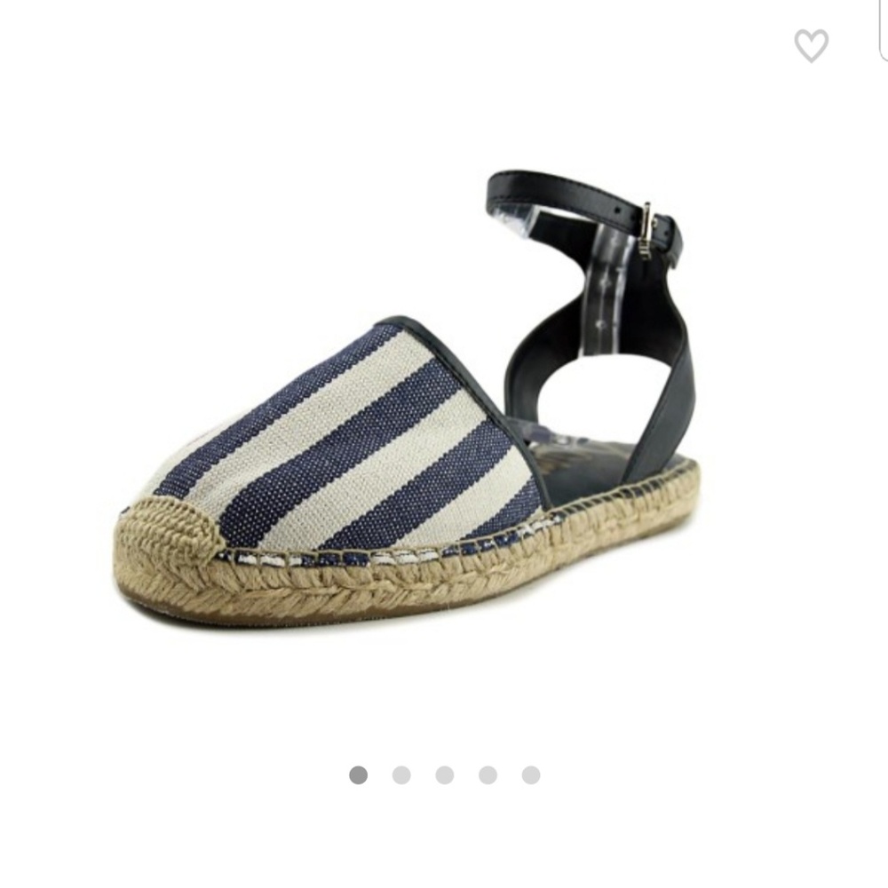 Sam Edelman Vivian striped espadrilles 7 M navy